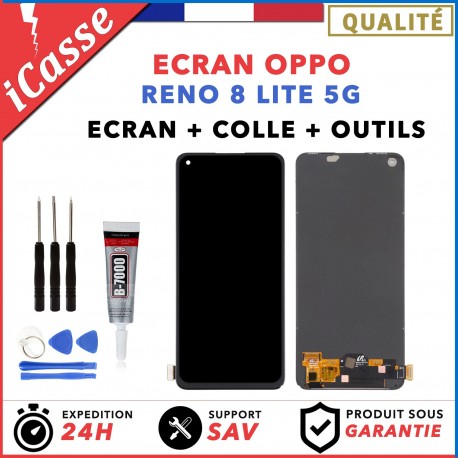 ECRAN pour OPPO Reno 8 Lite 5G CPH2343 + TACTILE + OUTILS + COLLE