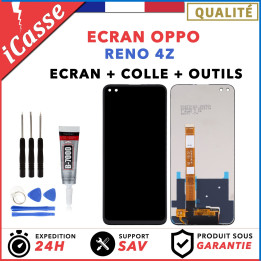 ECRAN pour Oppo Reno 4Z CPH2065 + VITRE TACTILE + OUTILS + COLLE