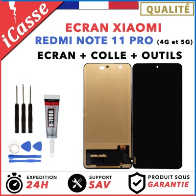 SCREEN for Xiaomi Redmi Note 11 Pro 4G 5G 21091116I / 2201116SG TOOLS + GLUE