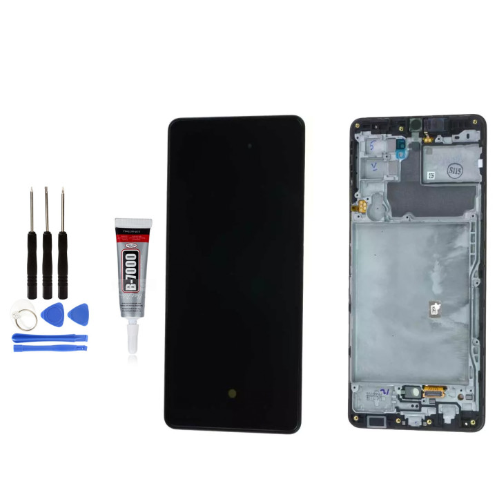 ECRAN COMPLET avec CHASSIS pour SAMSUNG GALAXY A42 5G SM-A426B OUTILS + COLLE