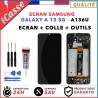 ECRAN COMPLET avec CHASSIS pour SAMSUNG GALAXY A13 5G SM-A136U OUTILS + COLLE