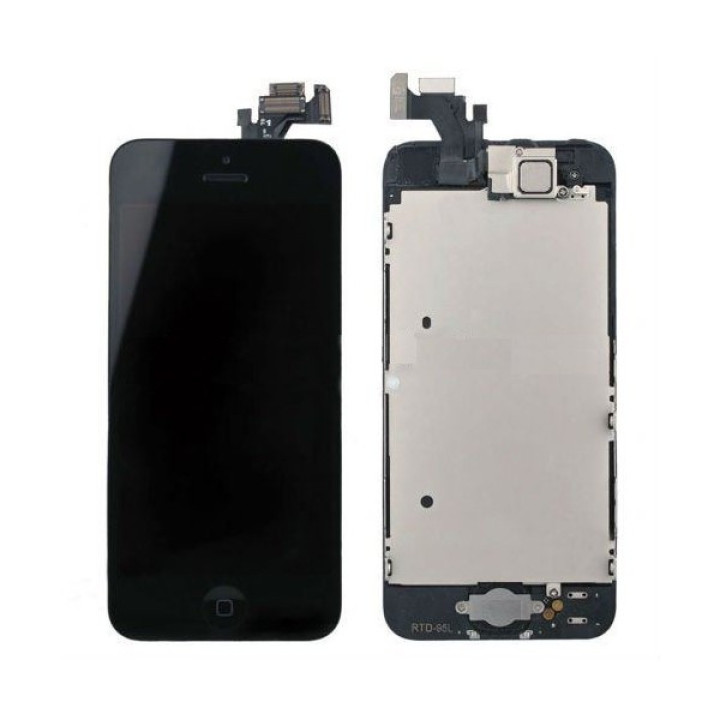BLOC COMPLET ASSEMBLÉ VITRE TACTILE + ECRAN LCD RETINA IPHONE 5 NOIR