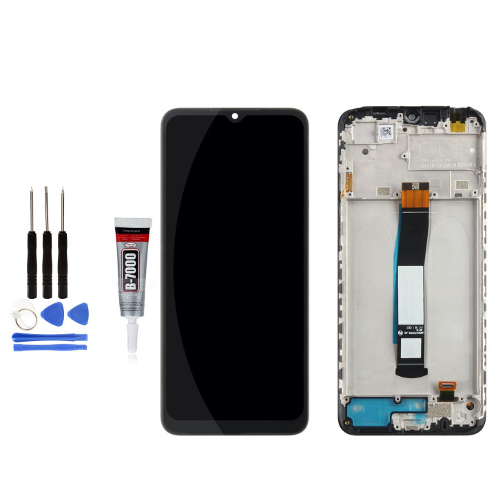 ECRAN COMPLETE sur CHASSIS pour XIAOMI Redmi 10C / Poco C40 + OUTILS