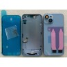 Chassis Arriere remplacement NU pour iPhone 14 BLEUE - Coque nu + COLLE