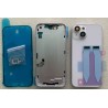 Chassis Arriere remplacement NU pour iPhone 14 Violet - Coque nu + COLLE