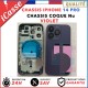 Chassis Arriere remplacement NU pour iPhone 14 PRO VIOLET + COLLE