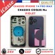 Bare replacement rear chassis for iPhone 14 PRO MAX PURPLE + GLUE