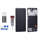 SCREEN + COMPLETE Chassis for SAMSUNG GALAXY A51 SM-A515F + TOOLS + GLUE