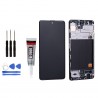 ECRAN COMPLET pour SAMSUNG GALAXY A51 SM-A515F avec CHASSIS + OUTILS + COLLE