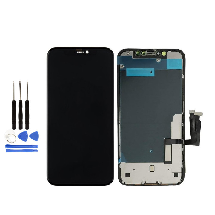 ECRAN LCD pour IPHONE 12 Noir Blanc Bleue Vert Mauve Rouge VITRE TACTILE + LCD