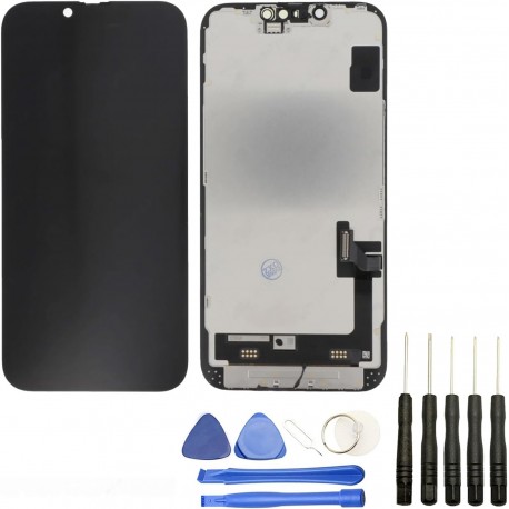 ECRAN INCELL POUR IPHONE 14 VITRE TACTILE SUR CHASSIS ASSEMBLE