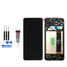 ECRAN COMPLET avec CHASSIS pour SAMSUNG GALAXY A13 4G SM-A135 OUTILS + COLLE