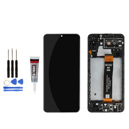 ECRAN COMPLET avec CHASSIS pour SAMSUNG GALAXY A13 5G SM-A136U OUTILS + COLLE