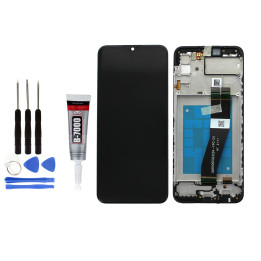 ECRAN COMPLET avec CHASSIS pour SAMSUNG GALAXY A02S SM-A025G OUTILS + COLLE