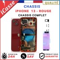 Complete replacement chassis for iPhone 13 RED + GLUE