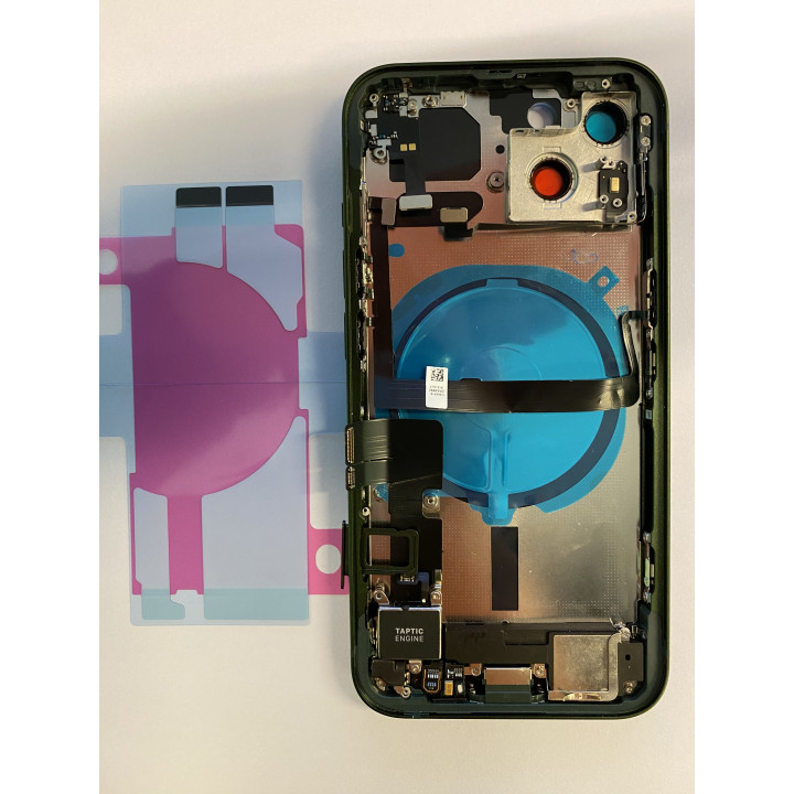 Chassis complet remplacement pour iPhone 13 VERT + COLLE
