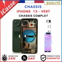 Complete replacement chassis for iPhone 13 GREEN + GLUE