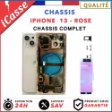 Chassis complet remplacement pour iPhone 13 ROSE + NFC + Joint étanche + Kit