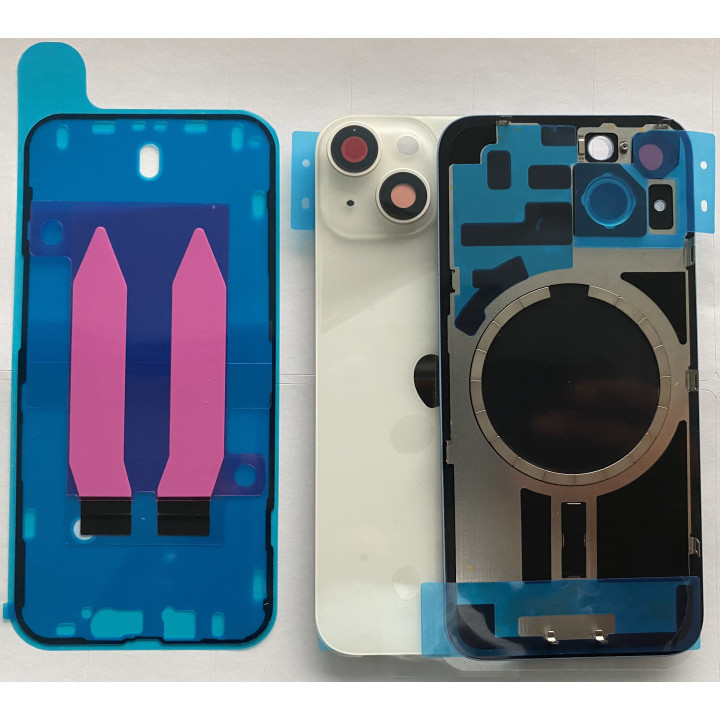 Vitre arrière Assemblé de Chassis pour iphone 14 et 14 PLUS + Colle + Joint