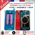 Vitre arrière Assemblé de Chassis pour iphone 14 et 14 PLUS + Colle + Joint