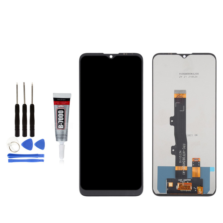 ECRAN LCD POUR pour Motorola E7 / E7i / E7 Power NOIR + OUTILS + COLLE