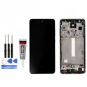 COMPLETE SCREEN with CHASSIS for SAMSUNG GALAXY A52S 5G SM-A528B + GLUE