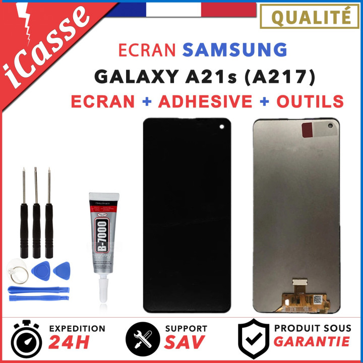 ECRAN LCD pour Samsung Galaxy A21S A217 SM-A217F OUTILS + COLLE