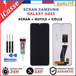 ECRAN LCD pour SAMSUNG GALAXY A02S SM-A025G et SM- A025F OUTILS + COLLE