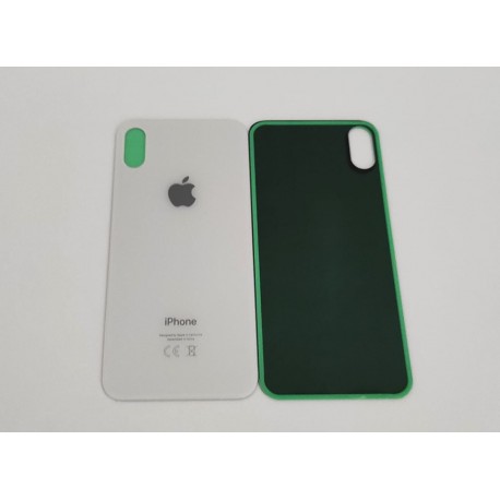 Vitre Arrière Remplacement pour iPhone X XS XR 11 12 13 14 15 PRO MAX MINI +Marq