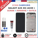 COMPLETE SCREEN for SAMSUNG GALAXY A24 4G A245F with FRAME + TOOLS + GLUE