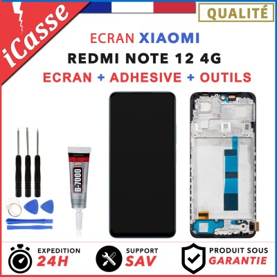 COMPLETE SCREEN for Xiaomi Redmi Note 12 4G 23021RAAEG + GLUE + TOOLS