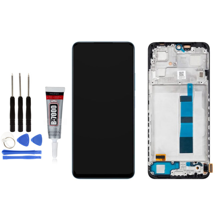 ECRAN COMPLET pour Xiaomi Redmi Note 12 4G 23021RAAEG + COLLE + OUTILS