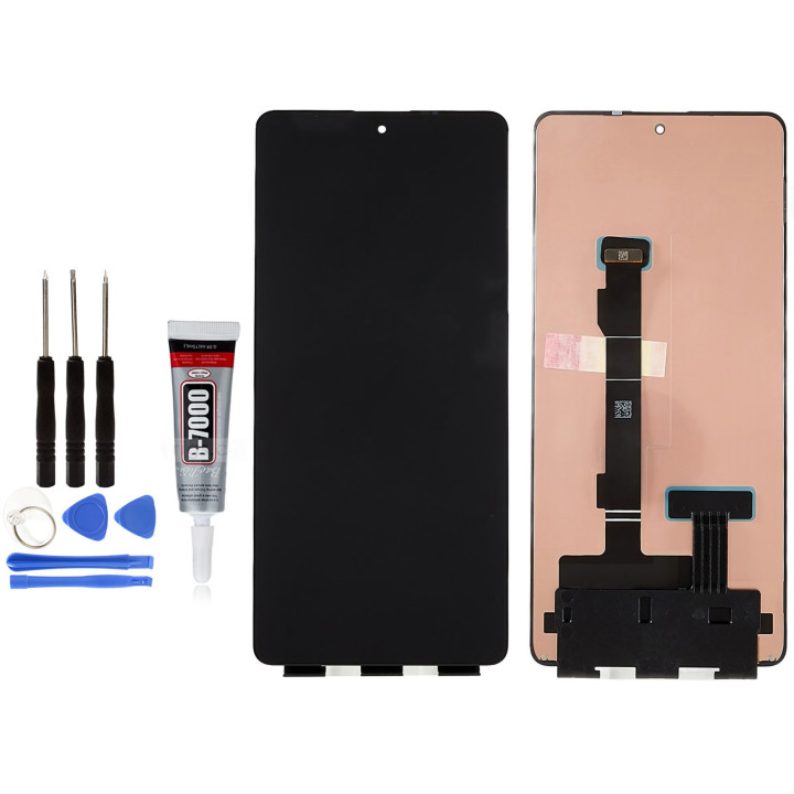Ecran LCD Pour Xiaomi Poco X5 Pro 5G 22101320G 22101320I Jaune Bleu Noir + COLLE