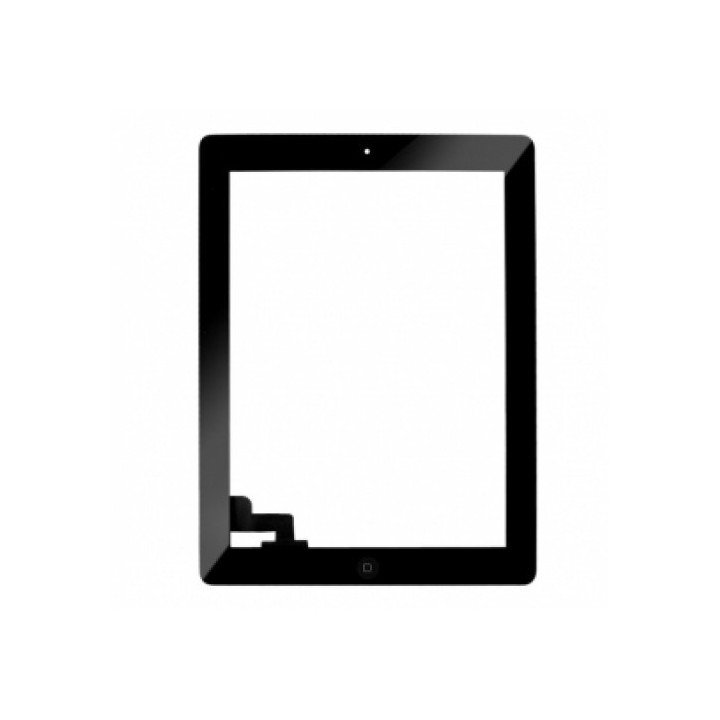 VITRE ECRAN TACTILE ASSEMBLE COMPLET POUR IPAD 2 NOIR + OUTILS