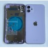 Chassis remplacement pour iPhone 11 VIOLET - Chassis Coque nu + COLLE