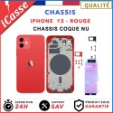 Replacement chassis for iPhone 12 RED - Bare shell chassis + GLUE