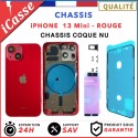 Chassis for iPhone 13 MINI Red - Chassis Shell NU Glue + waterproof seal