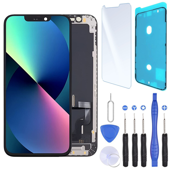 ECRAN INCELL POUR IPHONE 13 VITRE TACTILE SUR CHASSIS ASSEMBLE