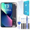 INCELL SCREEN FOR IPHONE 13 TOUCH GLASS ON ASSEMBLED CHASSIS