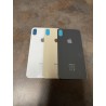 Vitre Arriere pour iPhone XS Blanc Avec Colle Pre installé + Grand trou