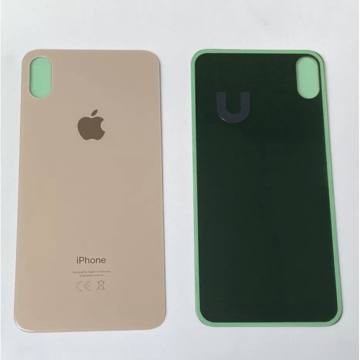 Vitre Arriere Remplacement +Colle pour iPhone XS OR/Gold