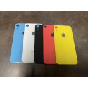 Vitre Arriere pour iPhone XR Rouge Avec Colle Pre installé + Grand trou
