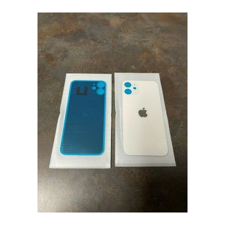 Vitre Arriere Remplacement +Colle pour iPhone 12 Mini BLANC