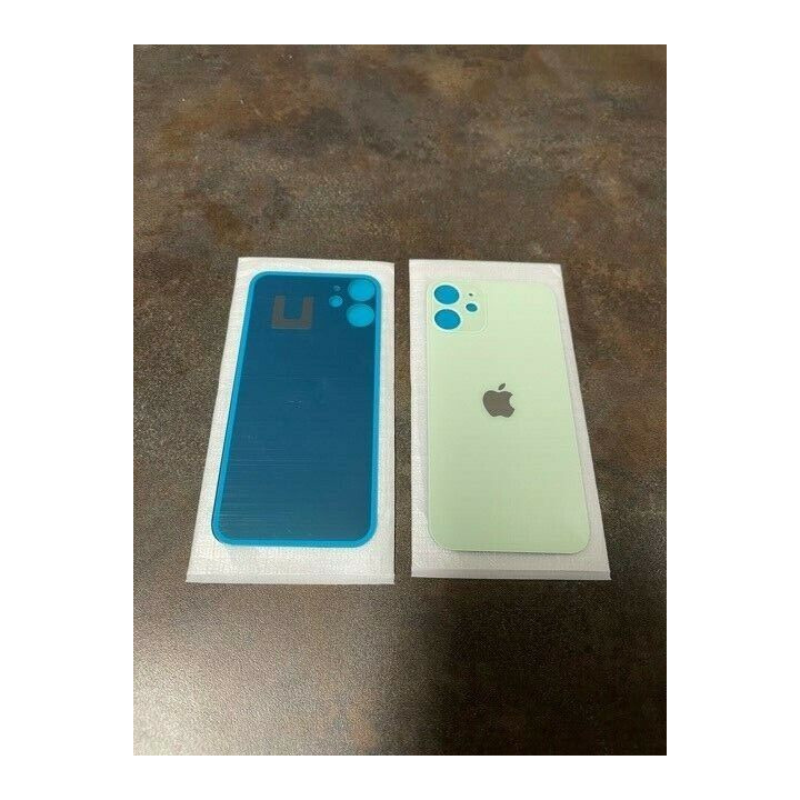 Vitre Arriere Remplacement +Colle pour iPhone 12 Mini VERT