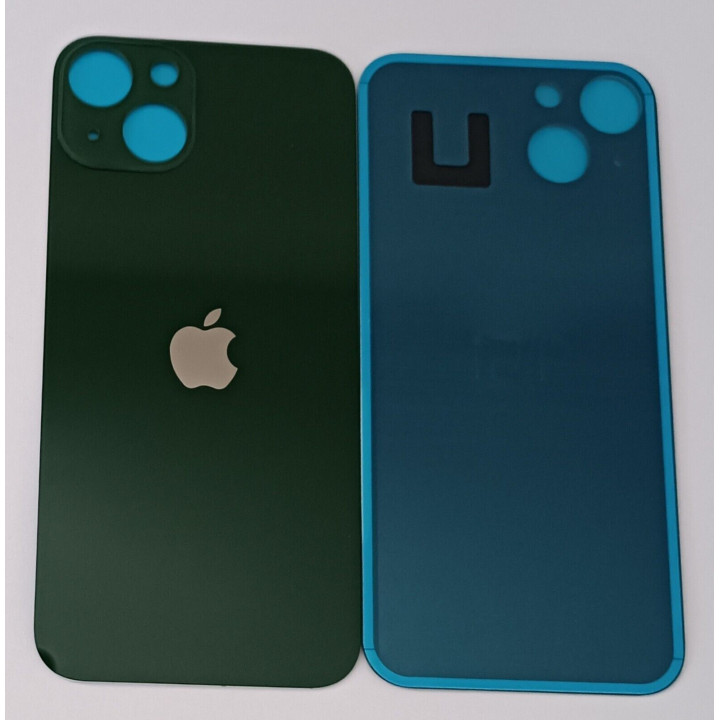 Vitre Arriere Remplacement +Colle pour iPhone 13 VERT