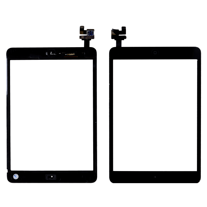 VITRE ECRAN TACTILE COMPLÈTE POUR IPAD MINI 1 NOIR + OUTILS + ADHESIF