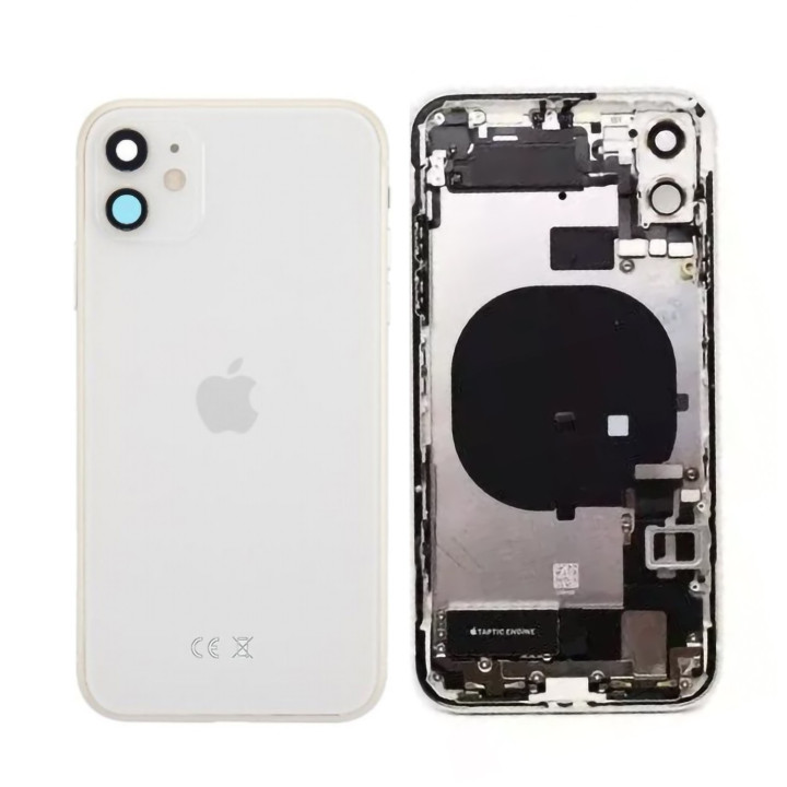 Chassis complet remplacement pour iPhone 11 BLANC + NFC + Joint étanche + Kit