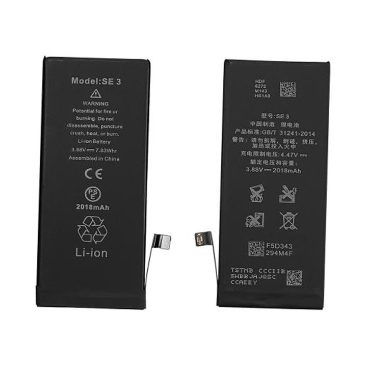 Batterie pour iPhone SE 2022 interne + Adhésif batterie