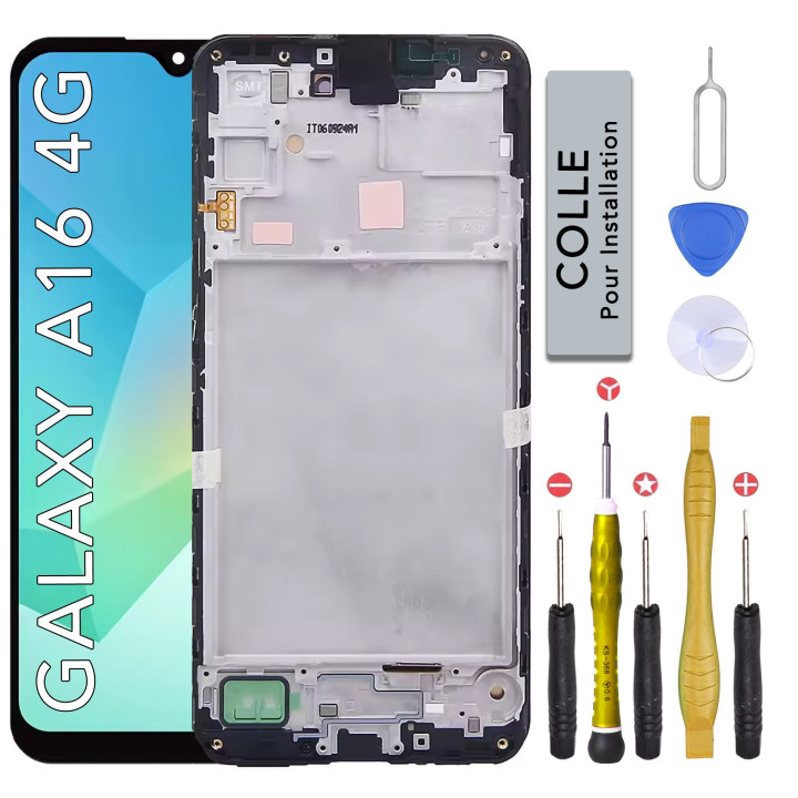 ECRAN Complet pour Samsung Galaxy A16 4G SM-A165F, SM-A165M/DS + Outils