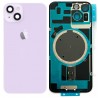 Vitre Arriere avec Plaque Metalliq 080 iPh 14 Violet